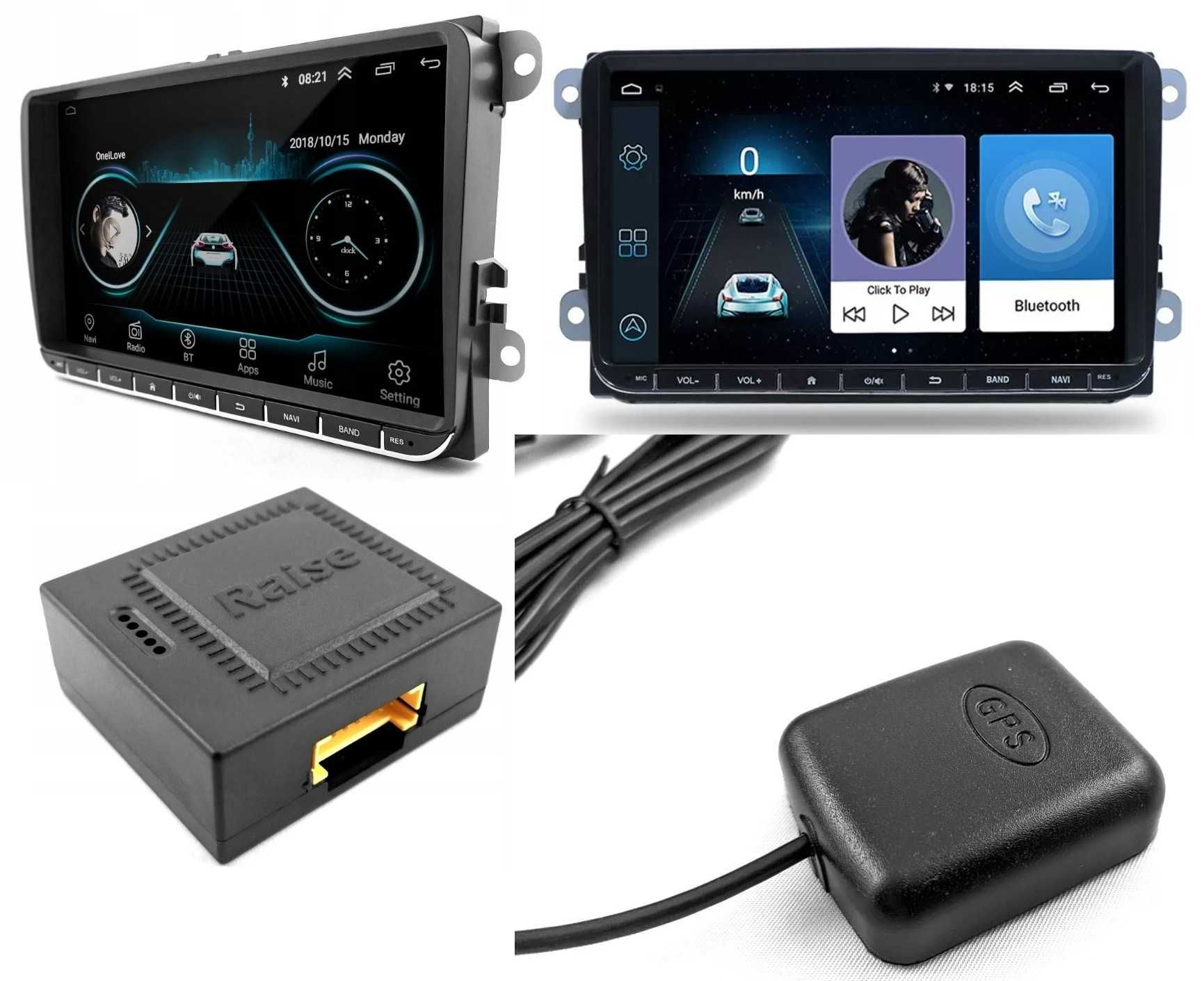 Radio Samochodowe 2DIN NAWIGACJA 9 VW Golf PASSAT C Sharan Superb WiFi