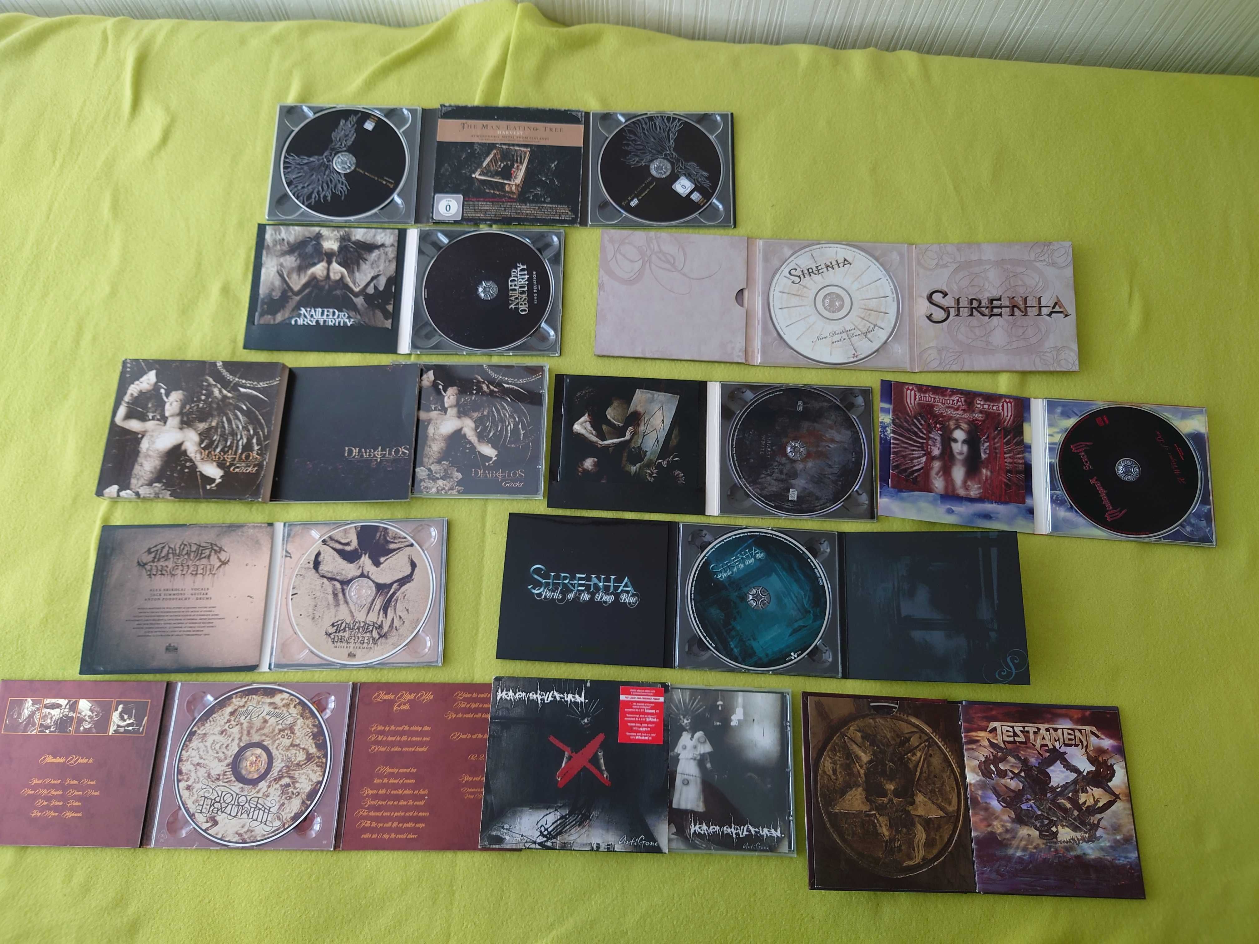 CD Metal, Testament ,Mandagora Scream, Diabolos, Sirena, Tristania...