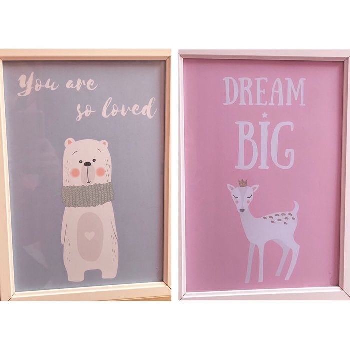 Ilustrações BAMBI ou URSO Quarto Crianças/ Bebé