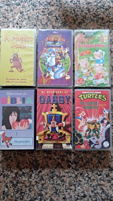 Desenhos animados em VHS