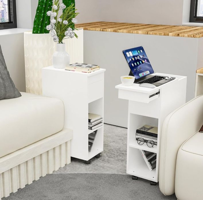 Szafka wąska na kółkach