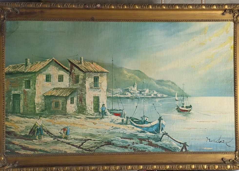 Quadro contemporâneo pintor Carlos Nadal  FARRERAS