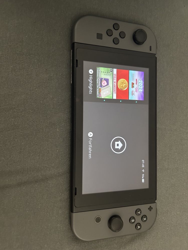 Nintendo switch black/grey edition