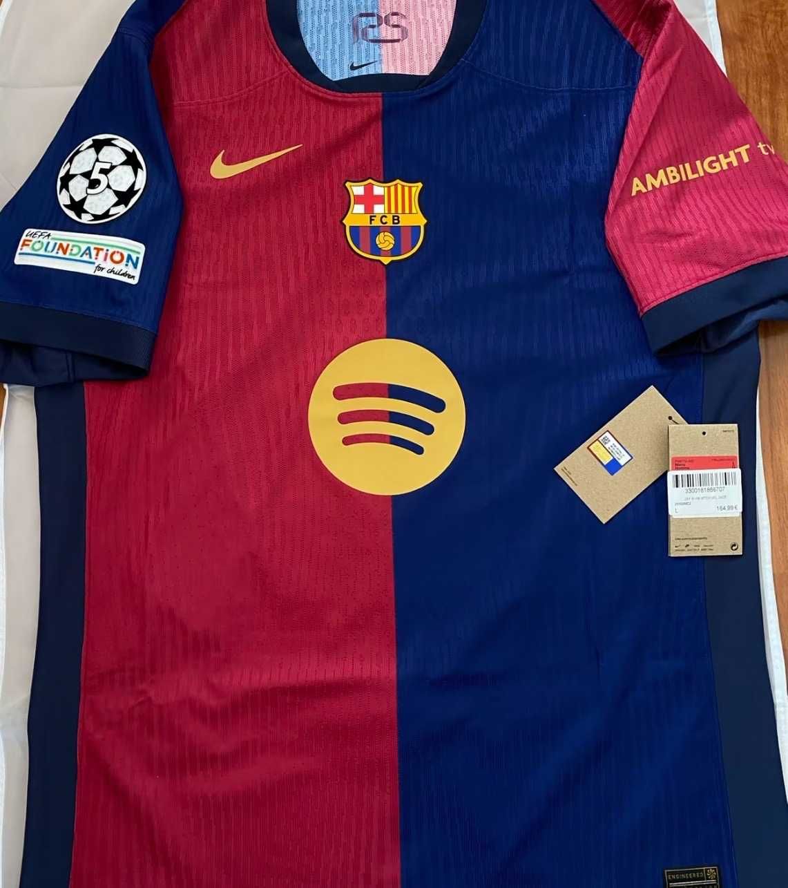 Lamine Yamal #19 Barcelona Player Version Jersey  R. XXL