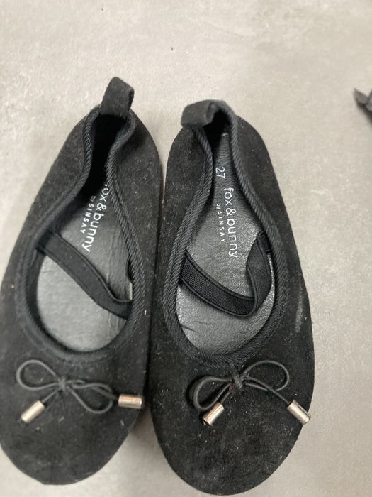 Balerinki dziecięce rozm 27 z kokardkami