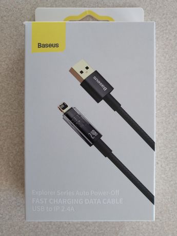 BASEUS kabel USB do iphone 5 6 7 8 X IPAD 2.4A 1M