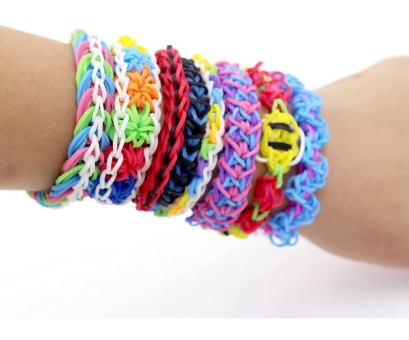 Zestaw do Robienia Bransoletek z Gumek LOOM BANDS 200 szt + Akcesoria