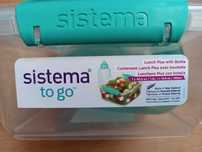 Lunchbox Sistema z bidonem turkusowy