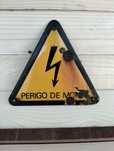Placa esmalte Perigo de morte