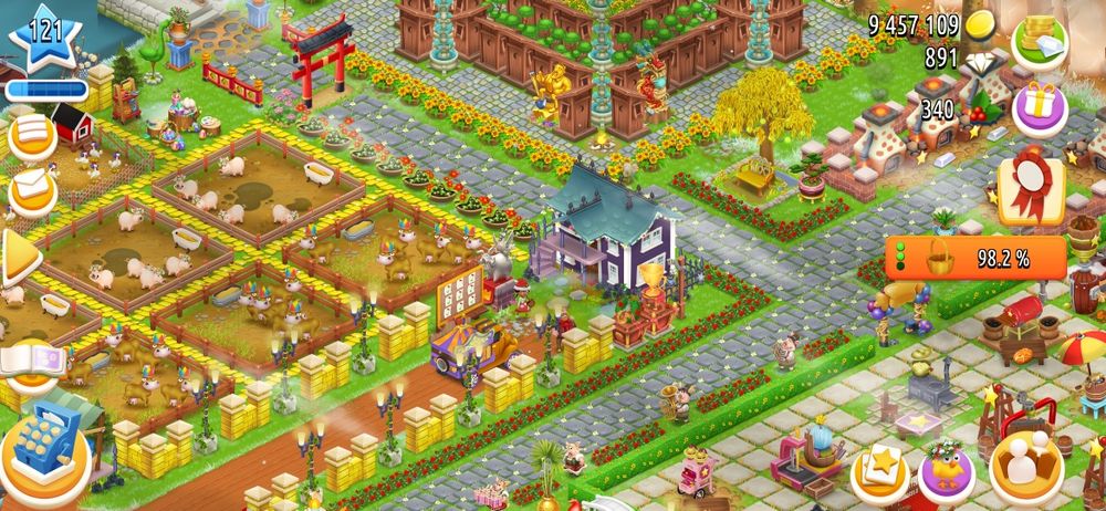 Аккаунт Hay day 121