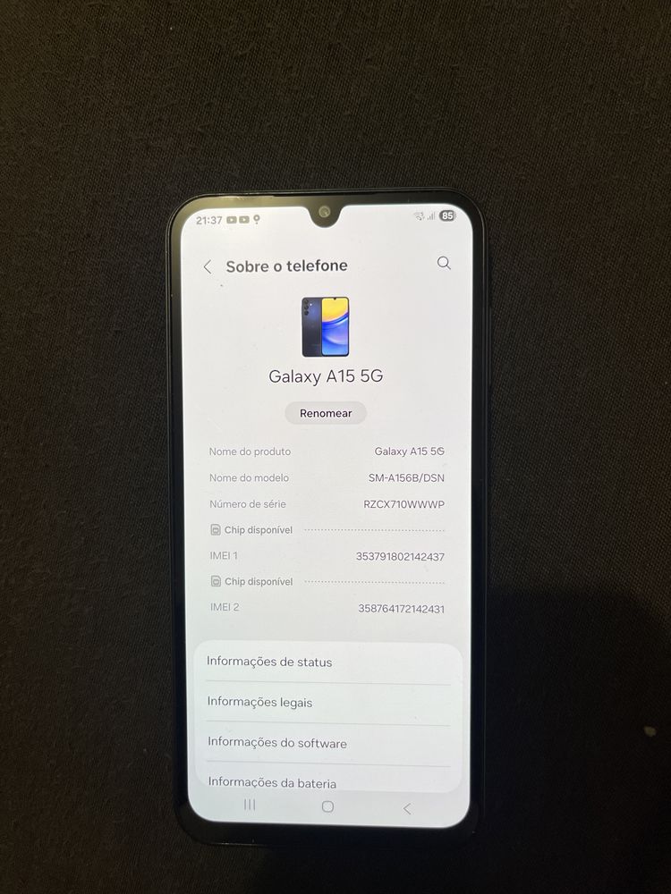 Samsung A15 5G..
