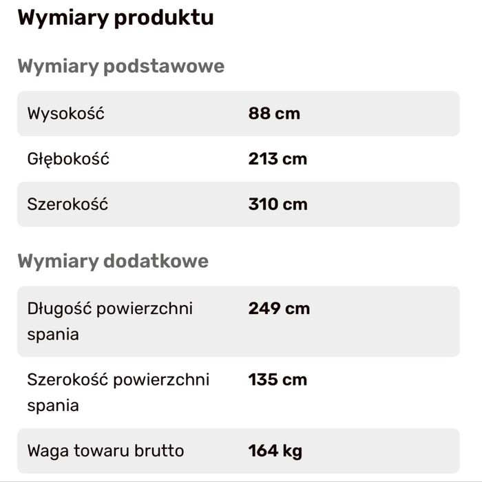 Duży narożnik azurro new z agata meble