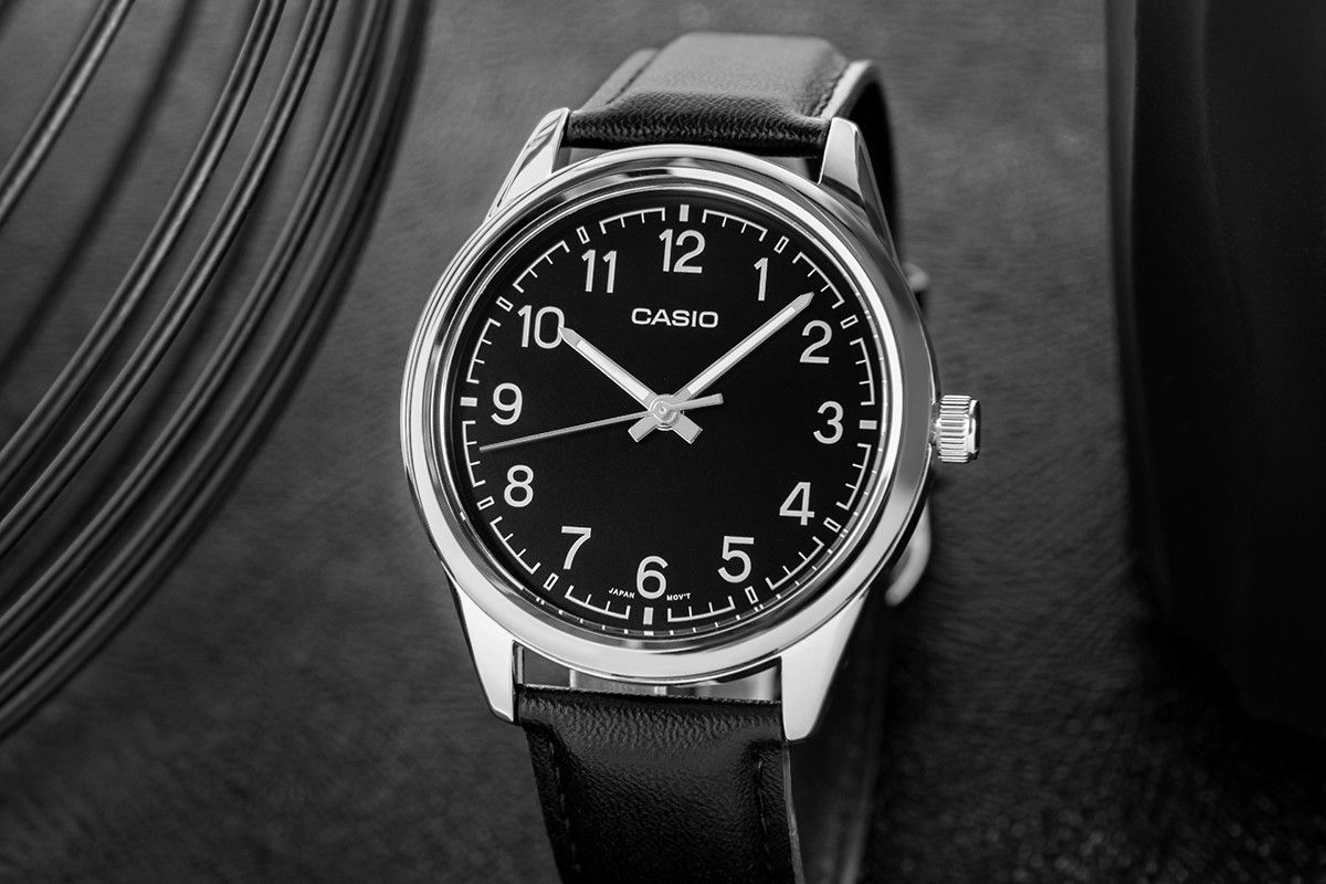 zegarek męski casio mtp-v005l-1b4udf + box