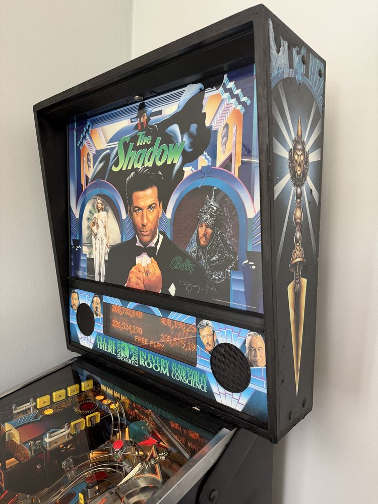 Flipper Fliper pinball THE SHADOW Bally 1994