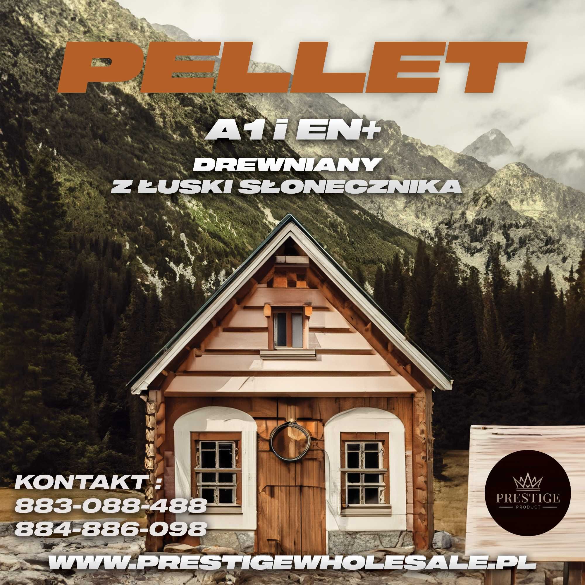 Pellet drewniany sosna , dąb, A1 hurtowo Big bag 1000 oraz worek 15kg