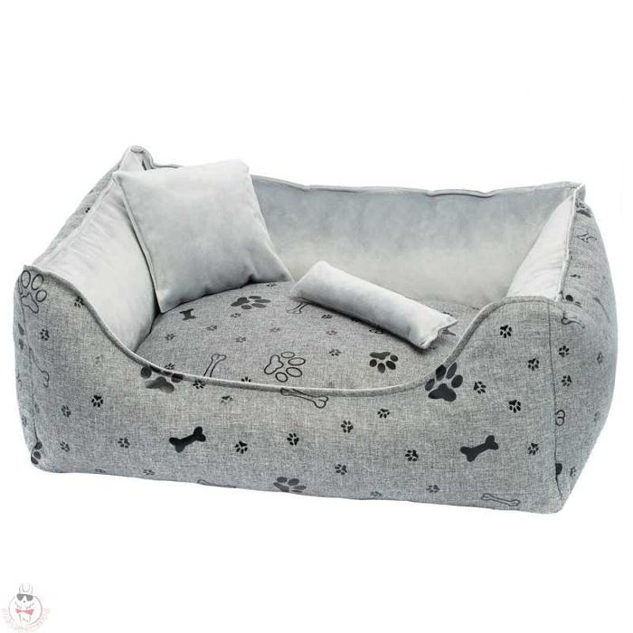 Legowisko Dla Psa i Kota Kanapa Apollo Czarne Łapki 60/50 Alelegowiska