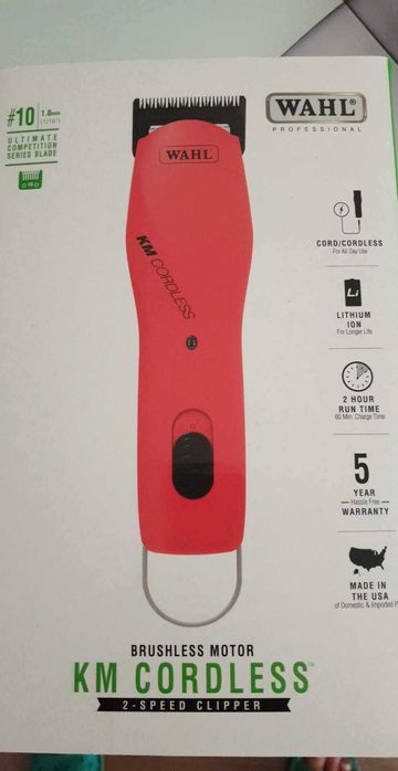 Wahl KM Cordless 2-Speed Brushless profesjonalna maszynka do psa