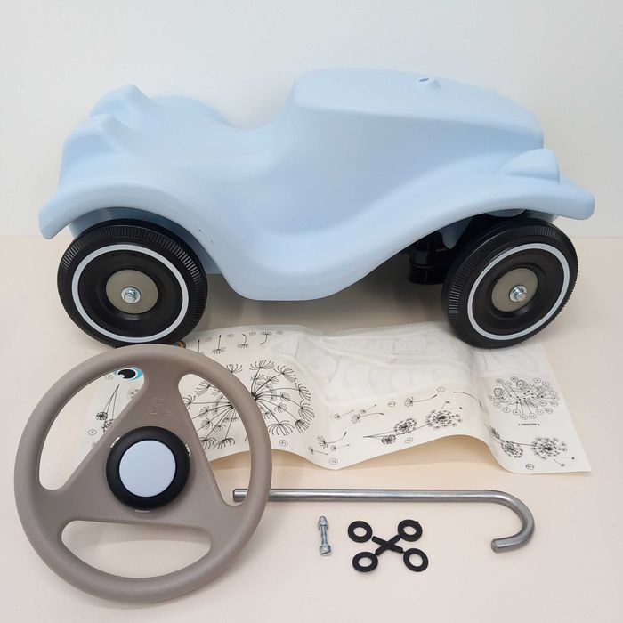 Big BIG Jeździk Bobby Car Classic z klaksonem niebieski dmuchawce Bc12