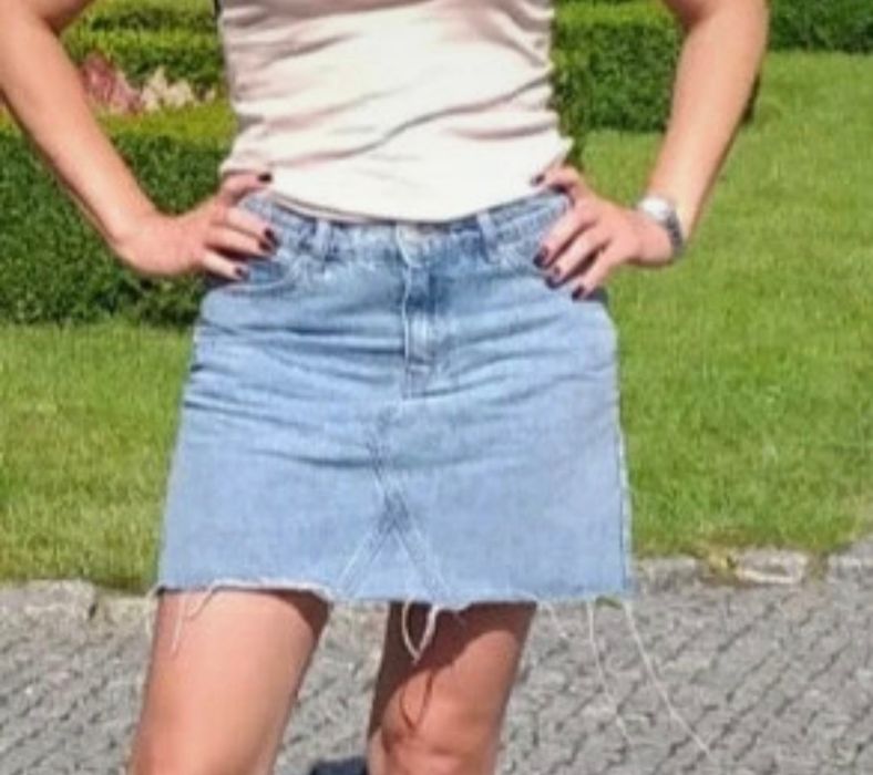 Mini spódnica jeansowa