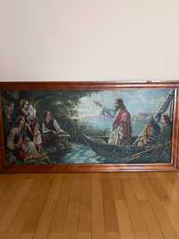 Картина (ікона) маслом "Ісус на човні"