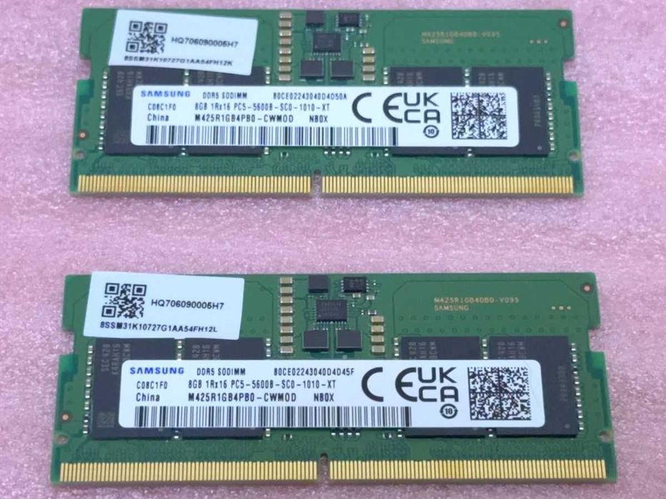 Пам'ять для ноутбуків Samsung 8 GB SO-DIMM DDR5 5600 MHz
