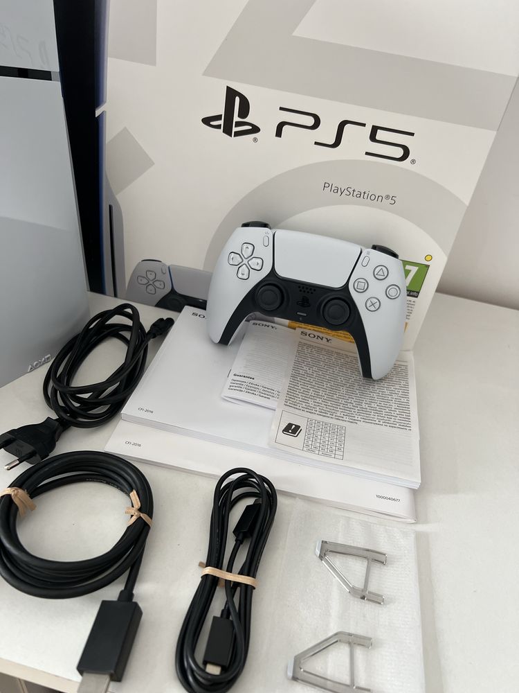 PlayStation 5 Slim Blu-ray + 15 Gier | 1TB Pamięci | Gwarancja