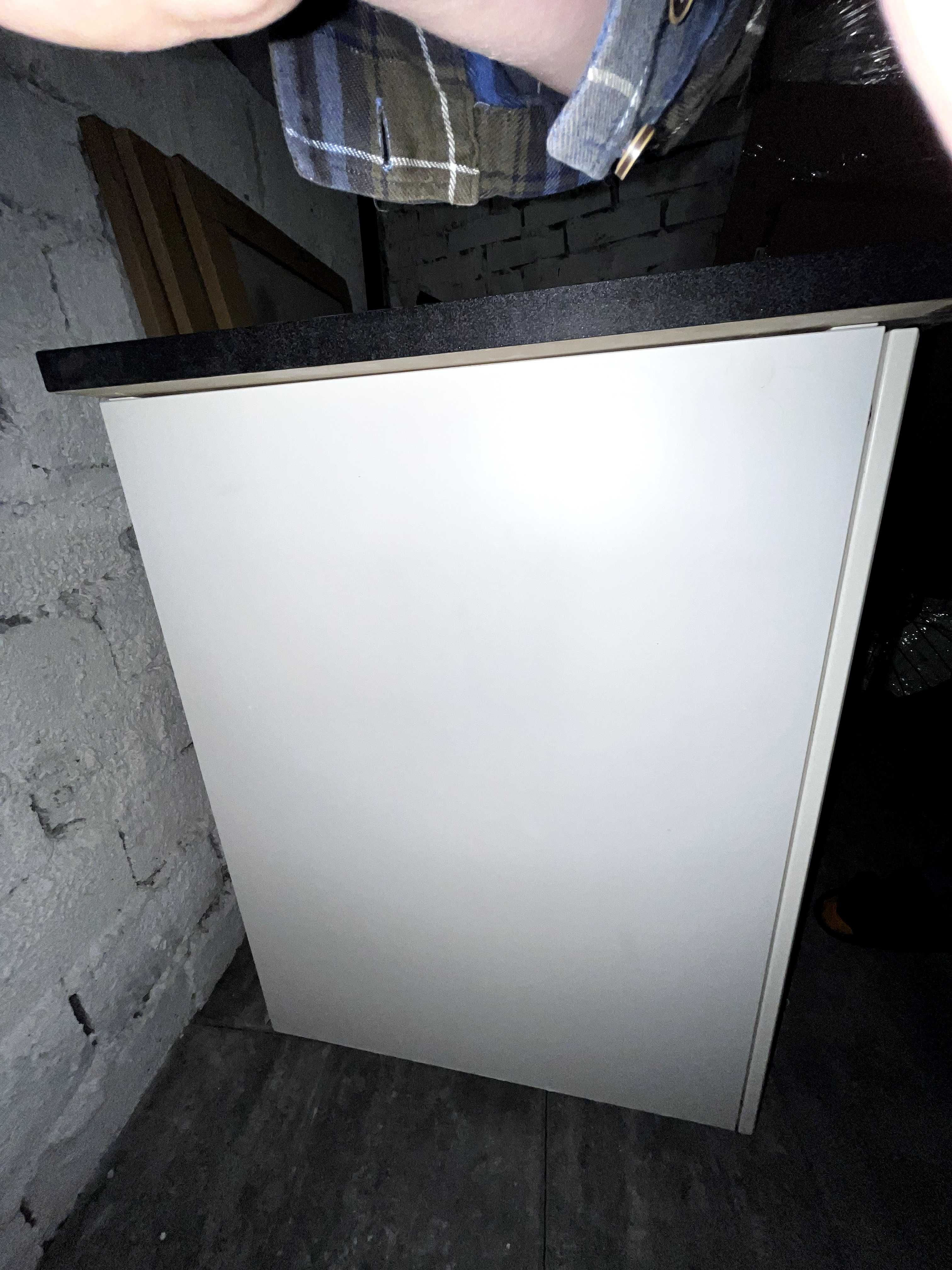 PYRAMIS zlewozmywak dwukomorowy czarny szafka IKEA METOD drzwi BODBYN