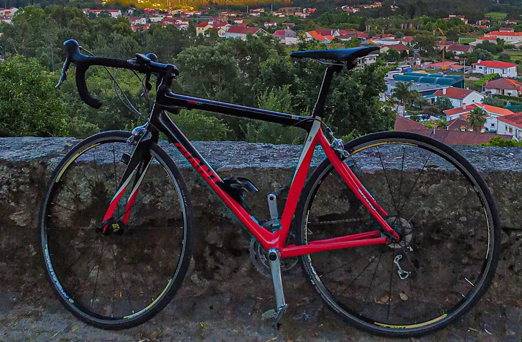 Bicicleta de Estrada (toda em carbono)