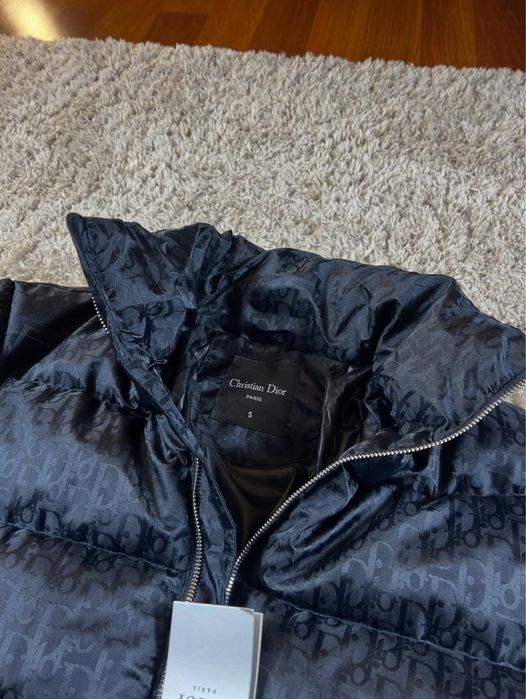 Пуховик Діор монограм