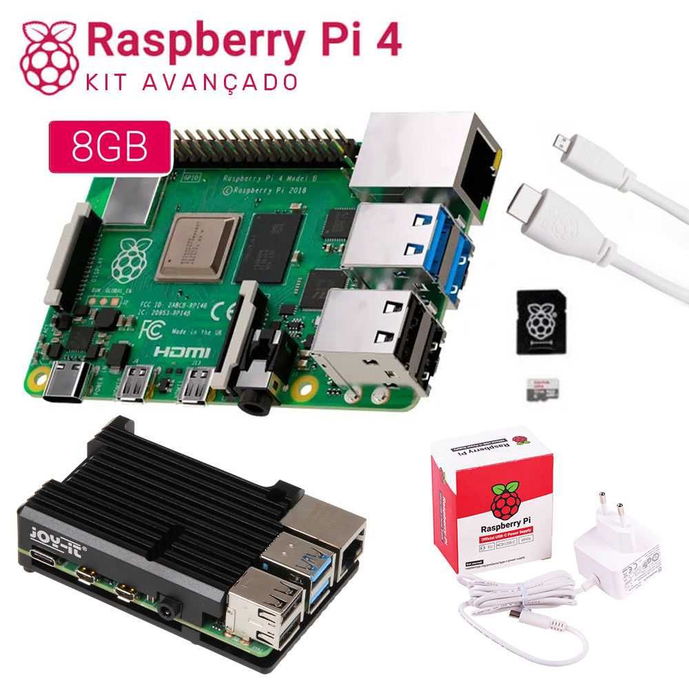 [NOVO, IVA inc.] Raspberry Pi 4 8GB Kit Avançado 32GB