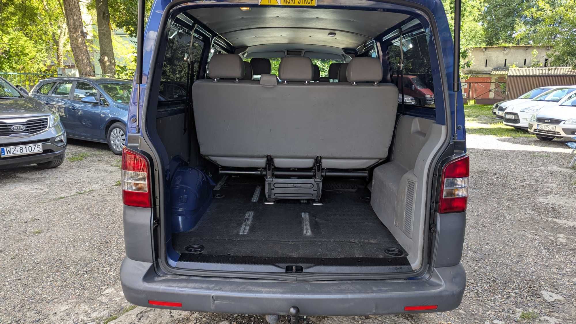 VW T5  Long  1,9TDI  9-osób 2x klima  Super Stan VAT-23%