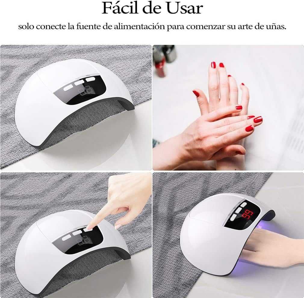 Catalisador lâmpada LED UV secador de unhas candeeiro unhas gel - NOVO