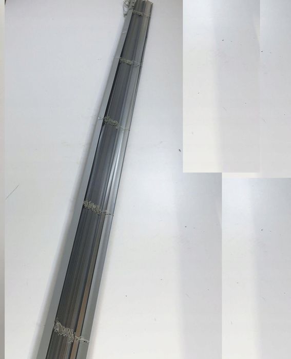 Aluminiowa żaluzja Gardinia srebrna 200x175 cm montaż ściana sufit