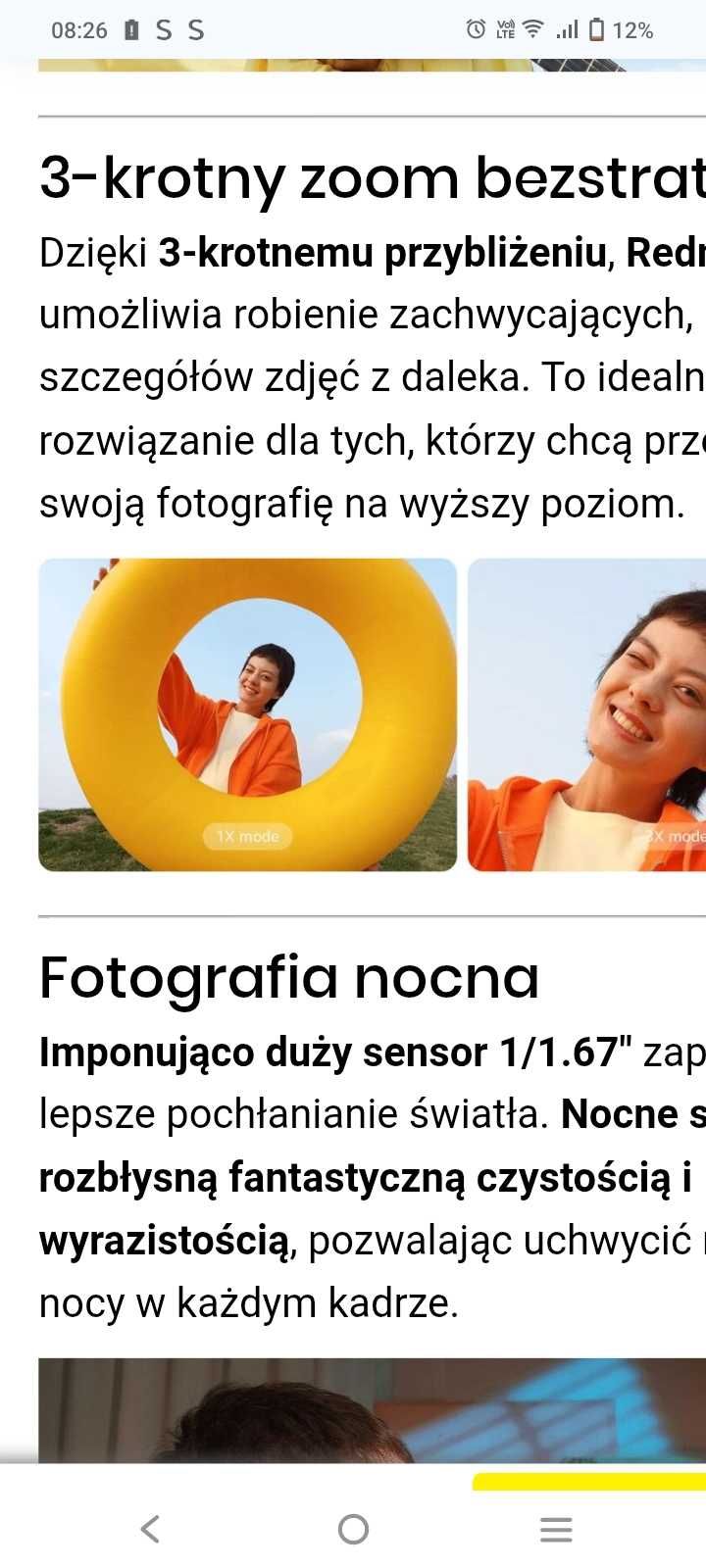 TELEFON redmi 13 8gb/256GB