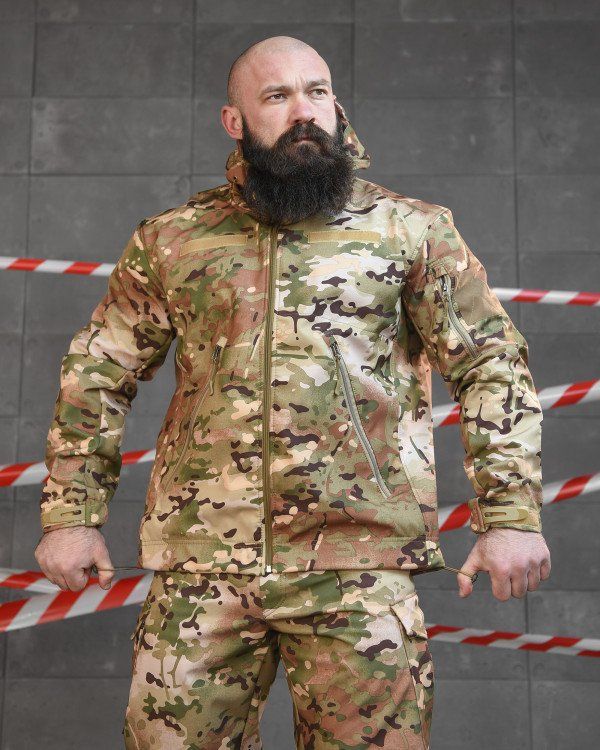 Костюм СофтШелл Мультикам FLASH! Костюм тактический SoftShell на ФЛИСЕ