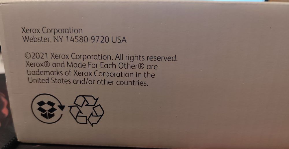 Toner preto Xerox 006R04400 novo