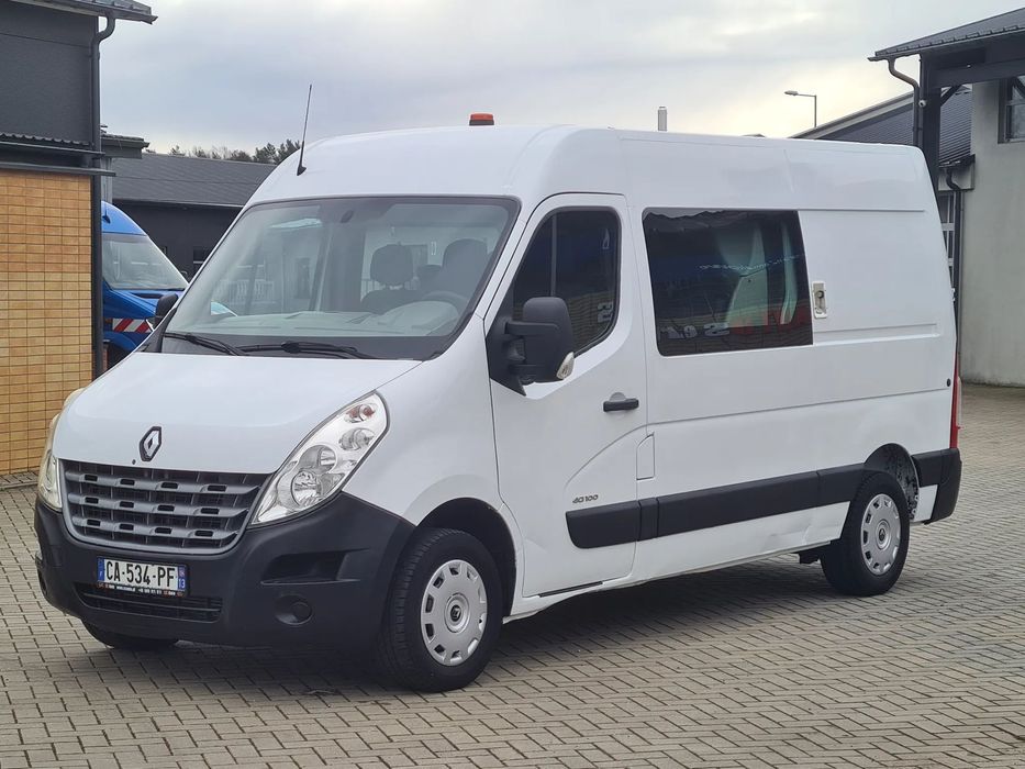 Renault Master  L2 H2 7-osób brygadówka klimatyzacja