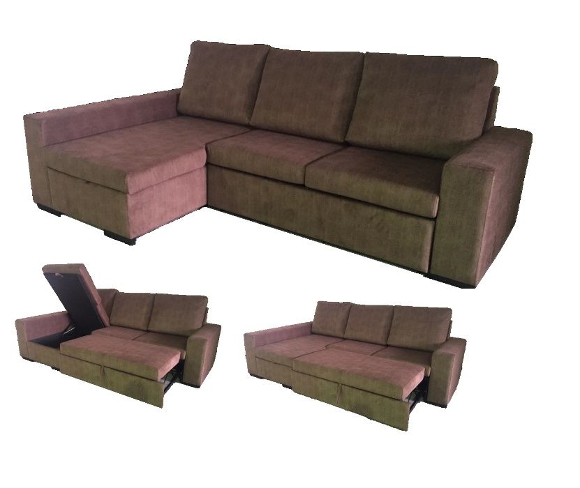 Sofa Cama + Bau Elevatório NOVO - FABRICA