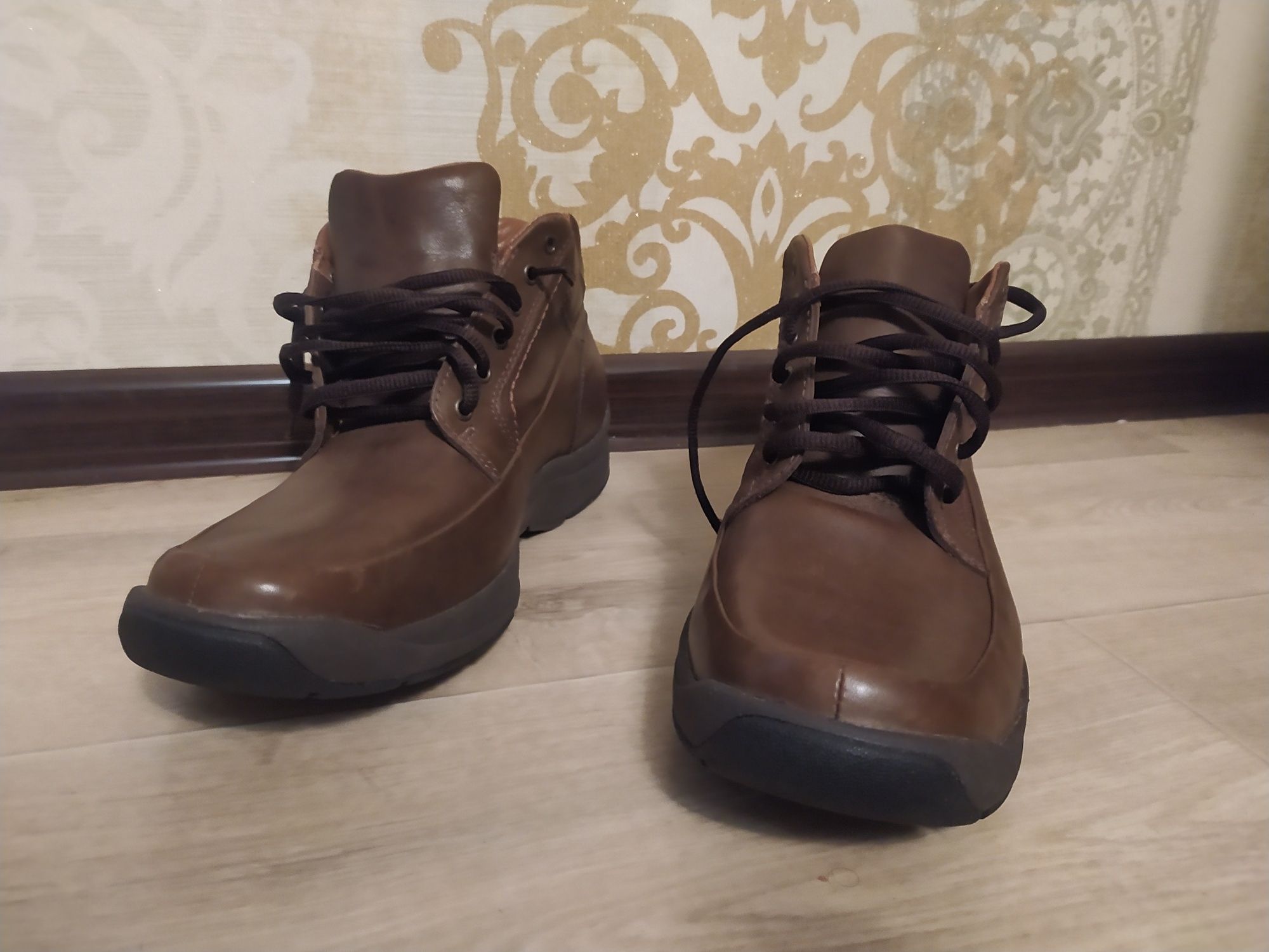 Новые лёгкие кожаные ботинки Clarks Ecco Gore Tex UK9 43 43,5 44 29 см