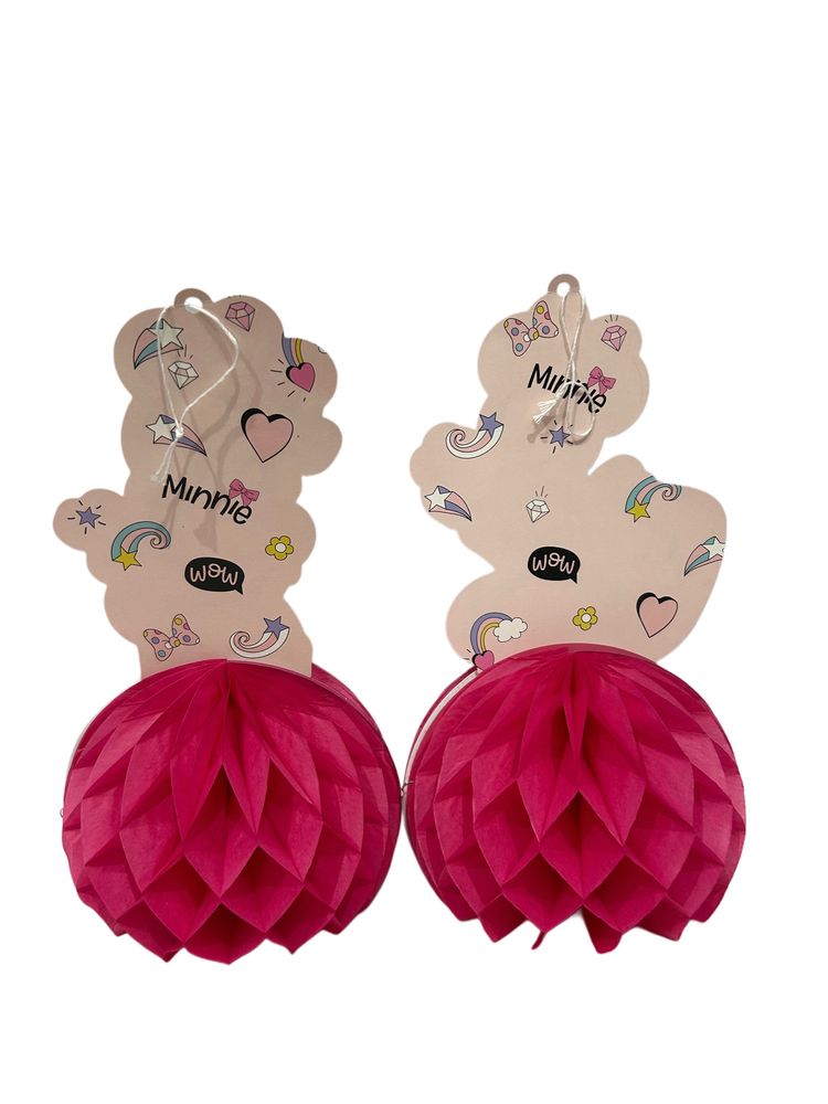 Papierowe dekoracje, Figurki Minnie Mouse Disney 2szt nr.7984