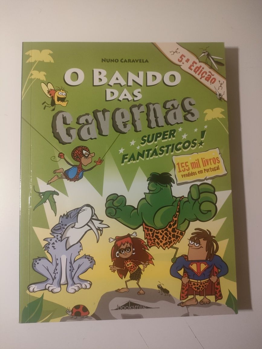 Livro o bando das cavernas