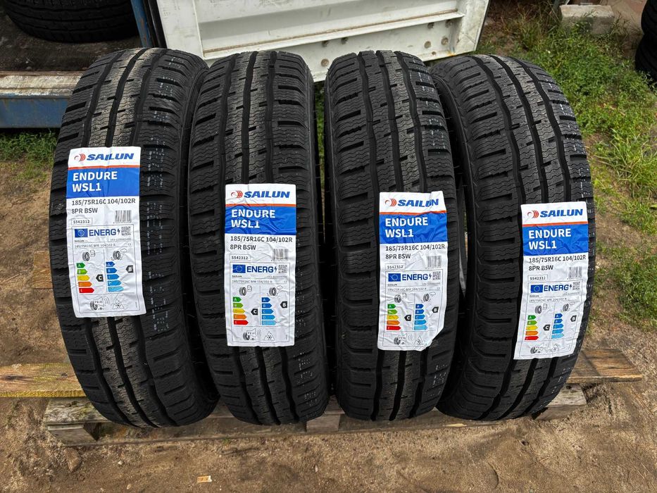 Okazja opony zimowe 185/75R16C 104/102R SAILUN ENDURE WSL1 NOWE 2025