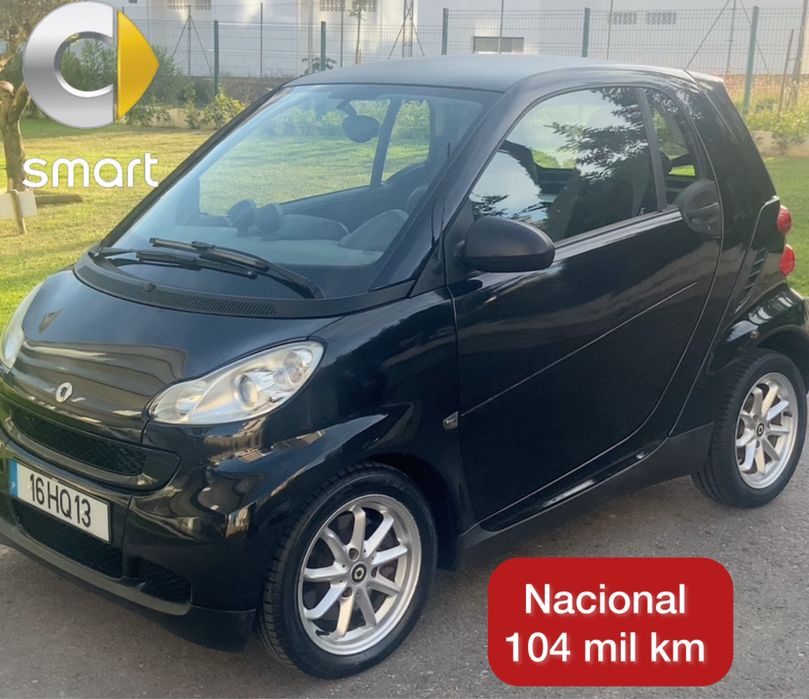 Smart Nacional • 104 mil km • Revisado • AC • Livro • Pneus Novos