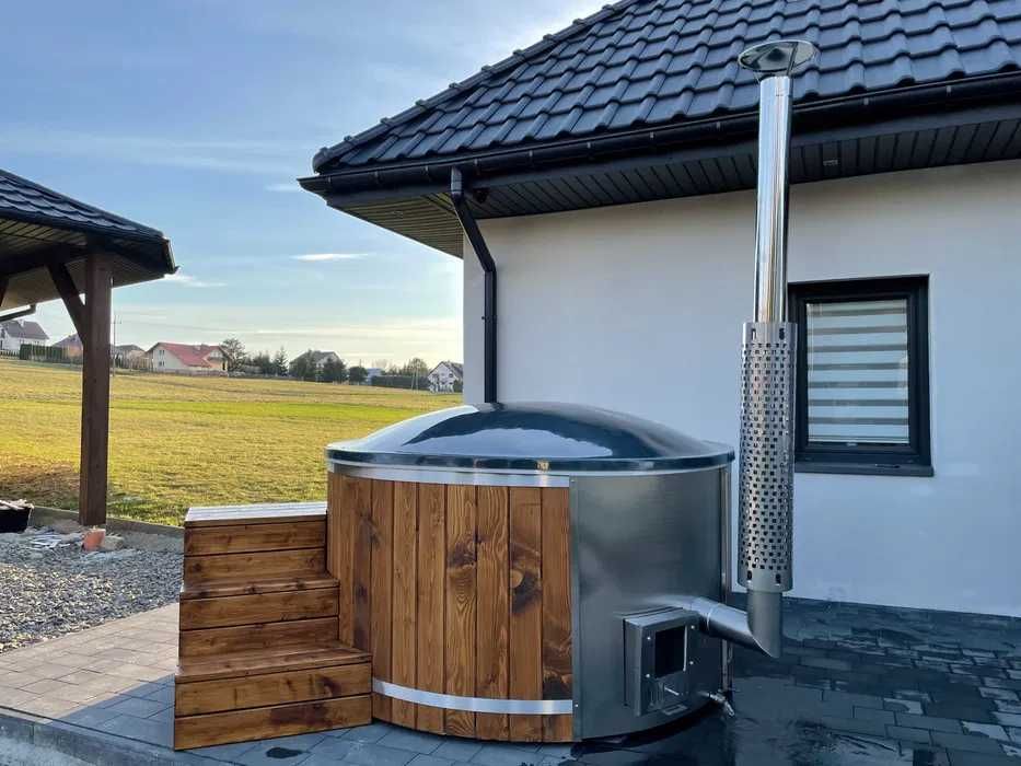 GORĄCA BANIA HOT TUB Jacuzzi Bania Balia Ogrodowa Spa Ruska Bania