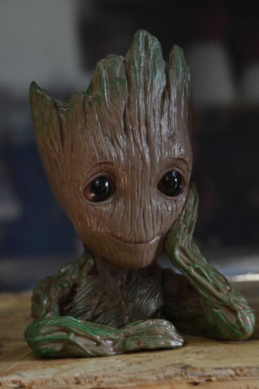 Цветочный Горшок Кашпо Грут Groot для цветов и канцелярии