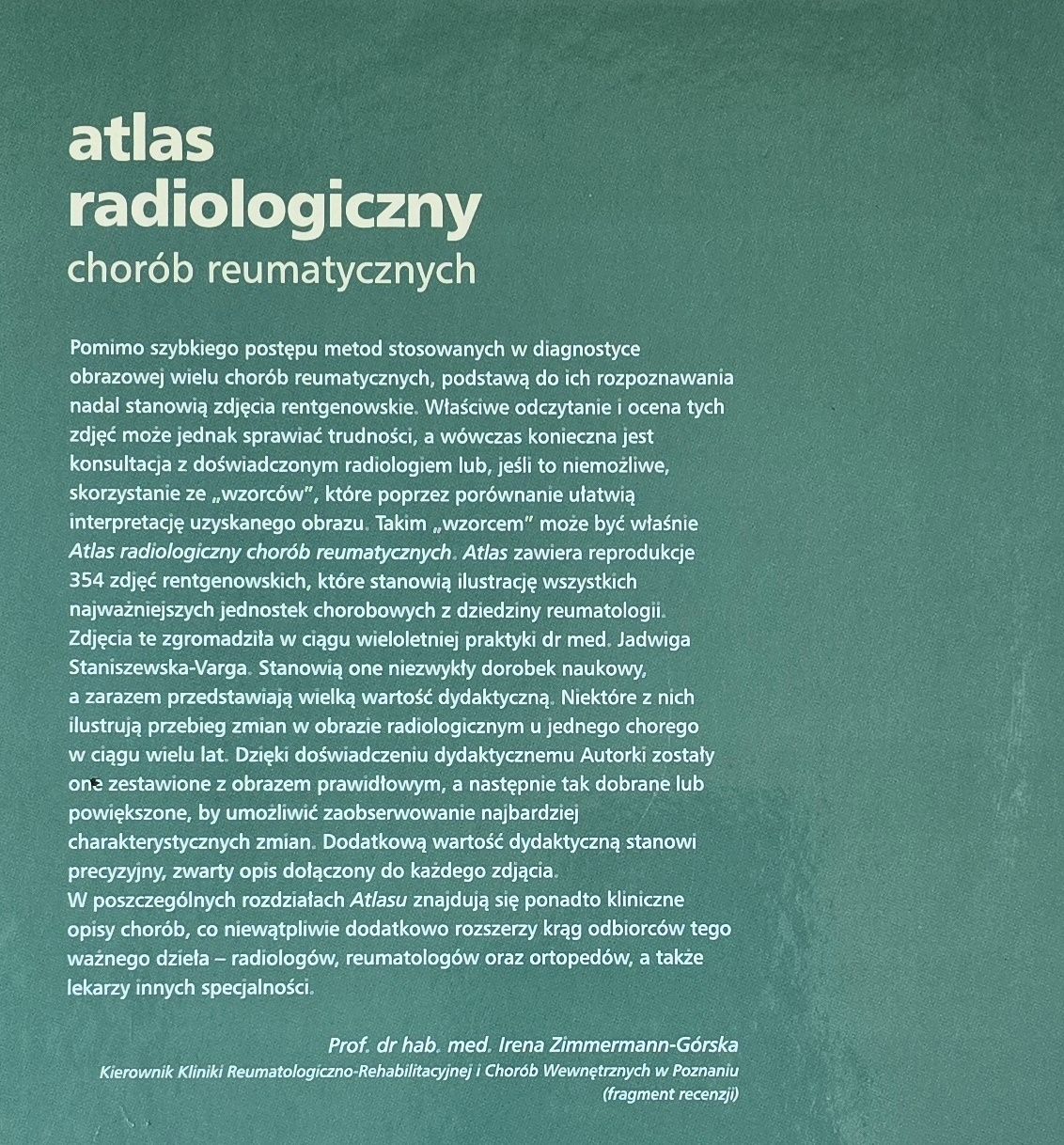 Reumatologia.Atlas radiologiczny chorób reumatycznychPr.zbior.PROMOCJA