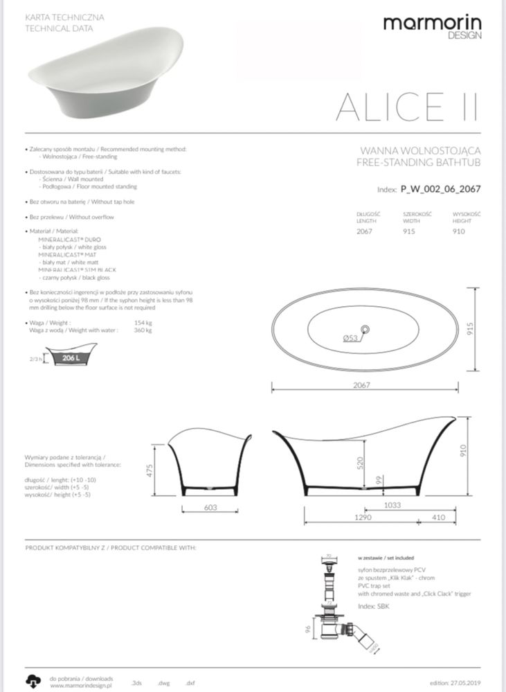 Wanna Alice II Marmorin