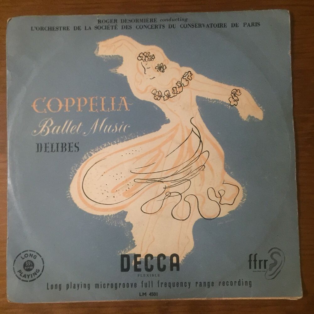 Disco Compelia ballet music 33 1/3 RPM