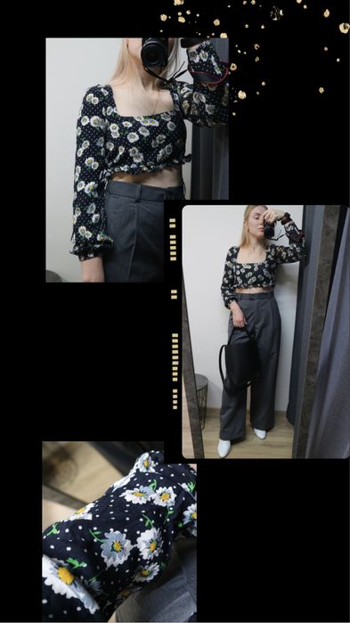 8 hm Блузка кофта zara stradivarius блуза топ