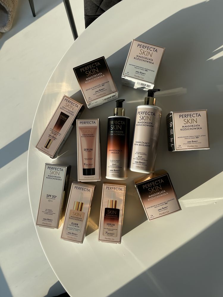 Małgorzata Kożuchowska Perfecta krem do twarzy filtr serum elixir
